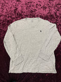 Medium L/S Gray Tee Polo!