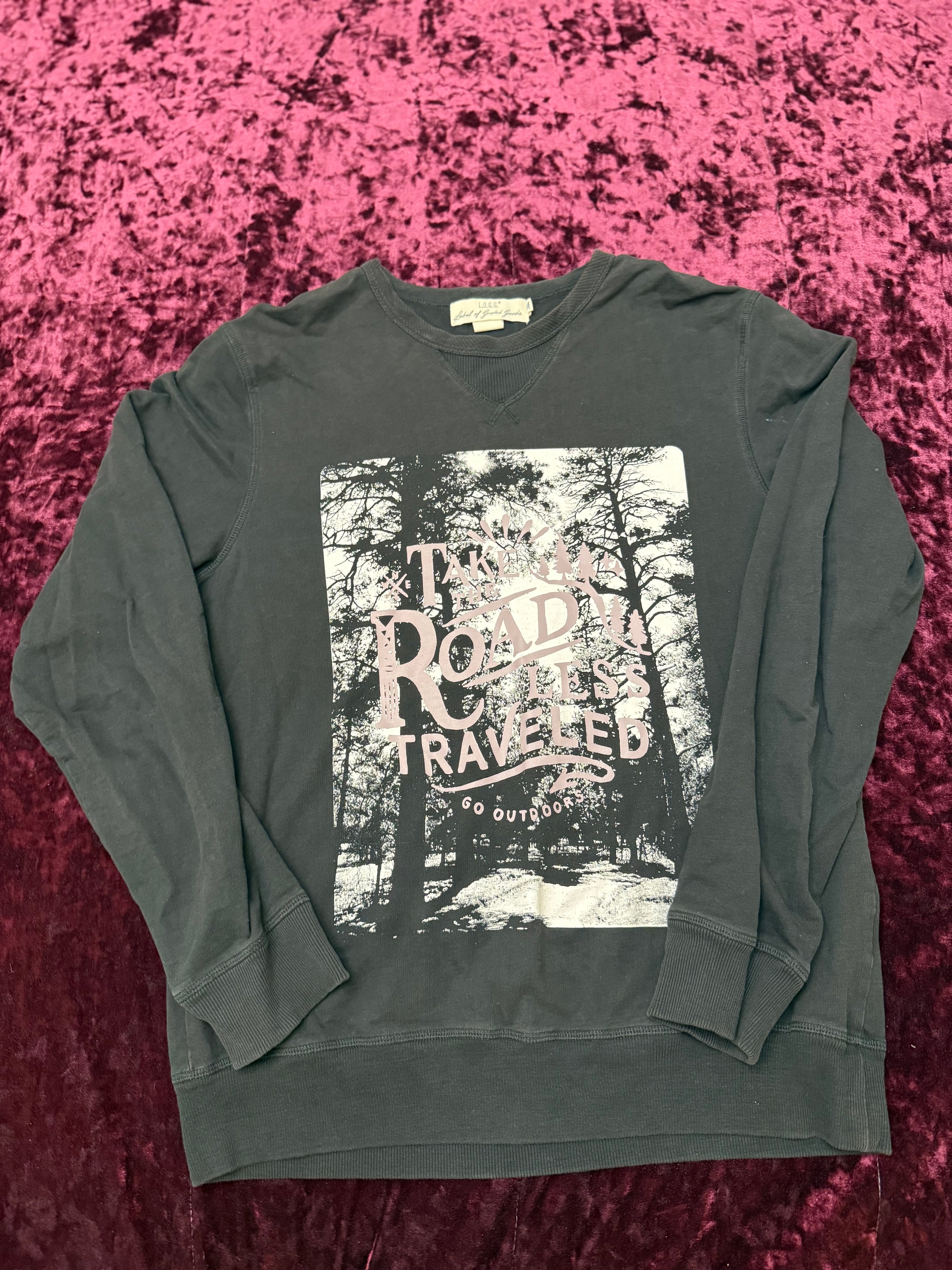 Medium Black H&M “Roads” Sweatshirt!