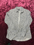 Med. L/S H&M Blue/Grey Dress Shirt