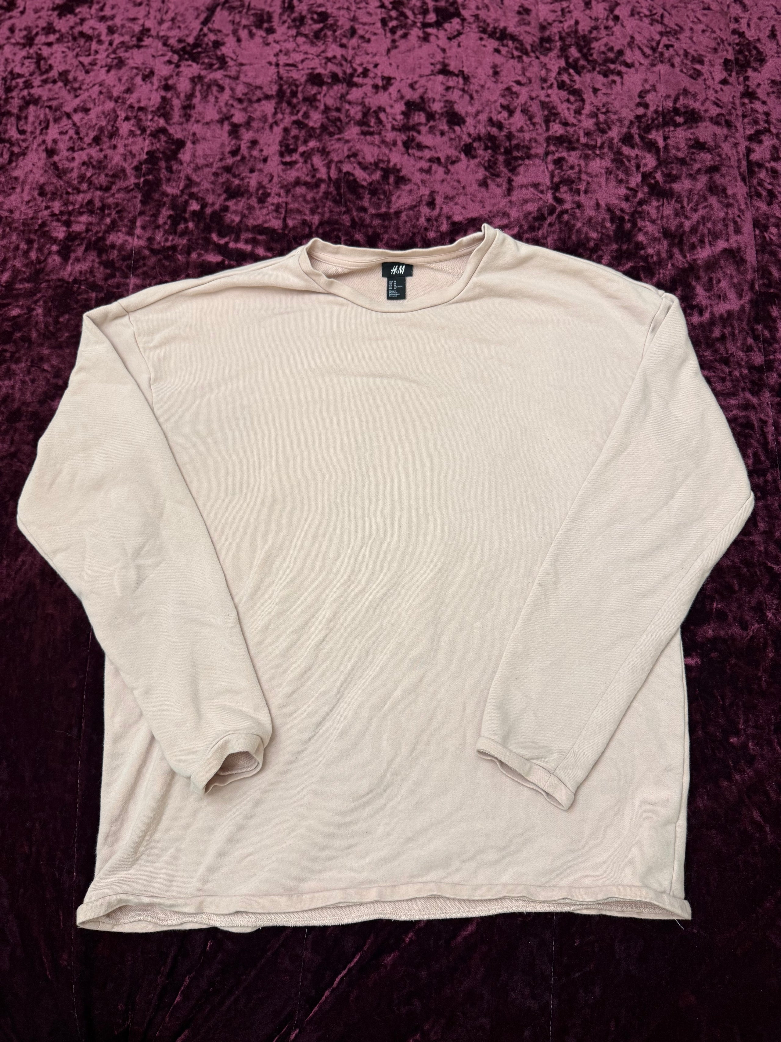 Medium Pastel Pink H&M Sweatshirt