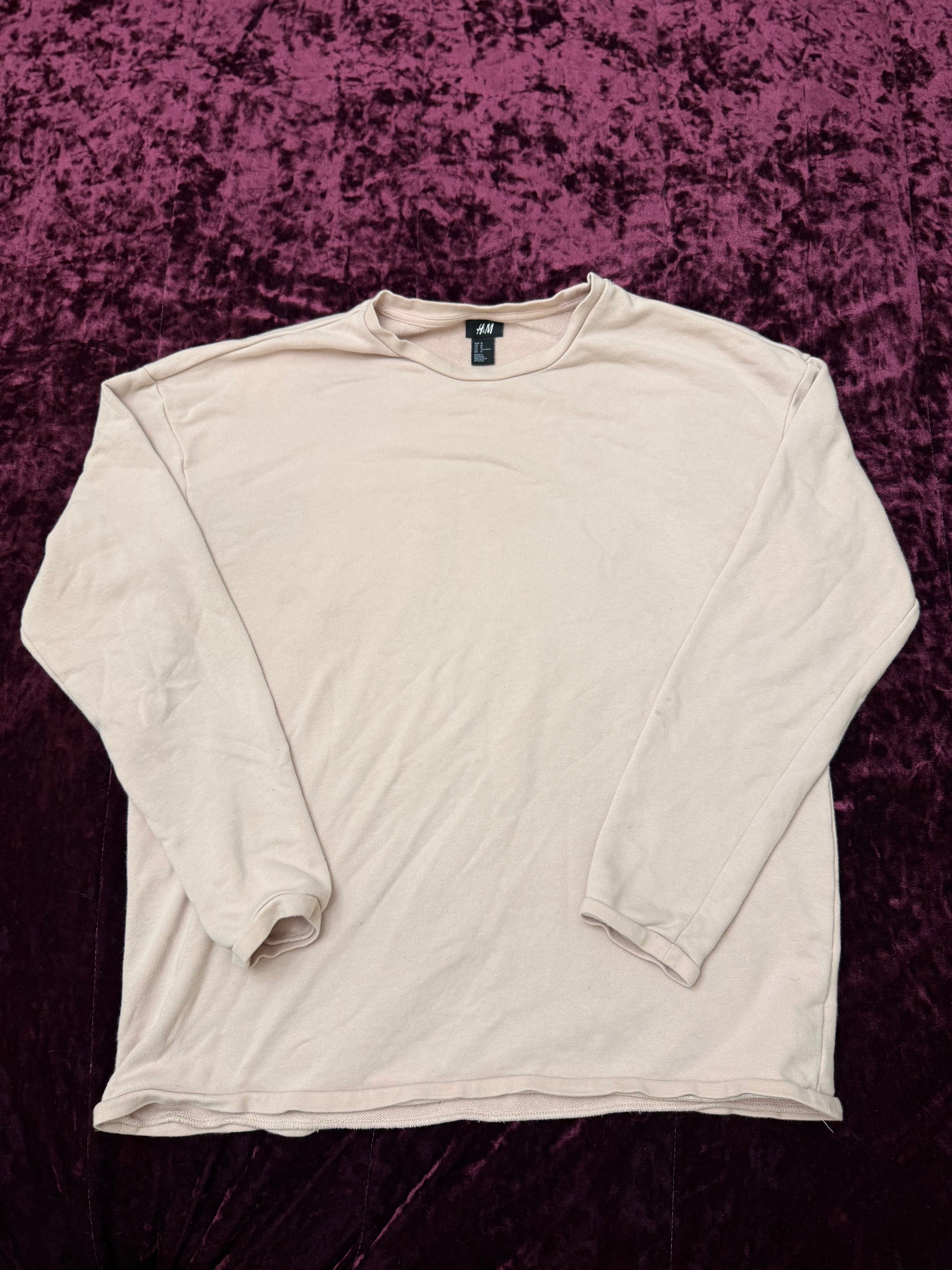 Medium Pastel Pink H&M Sweatshirt