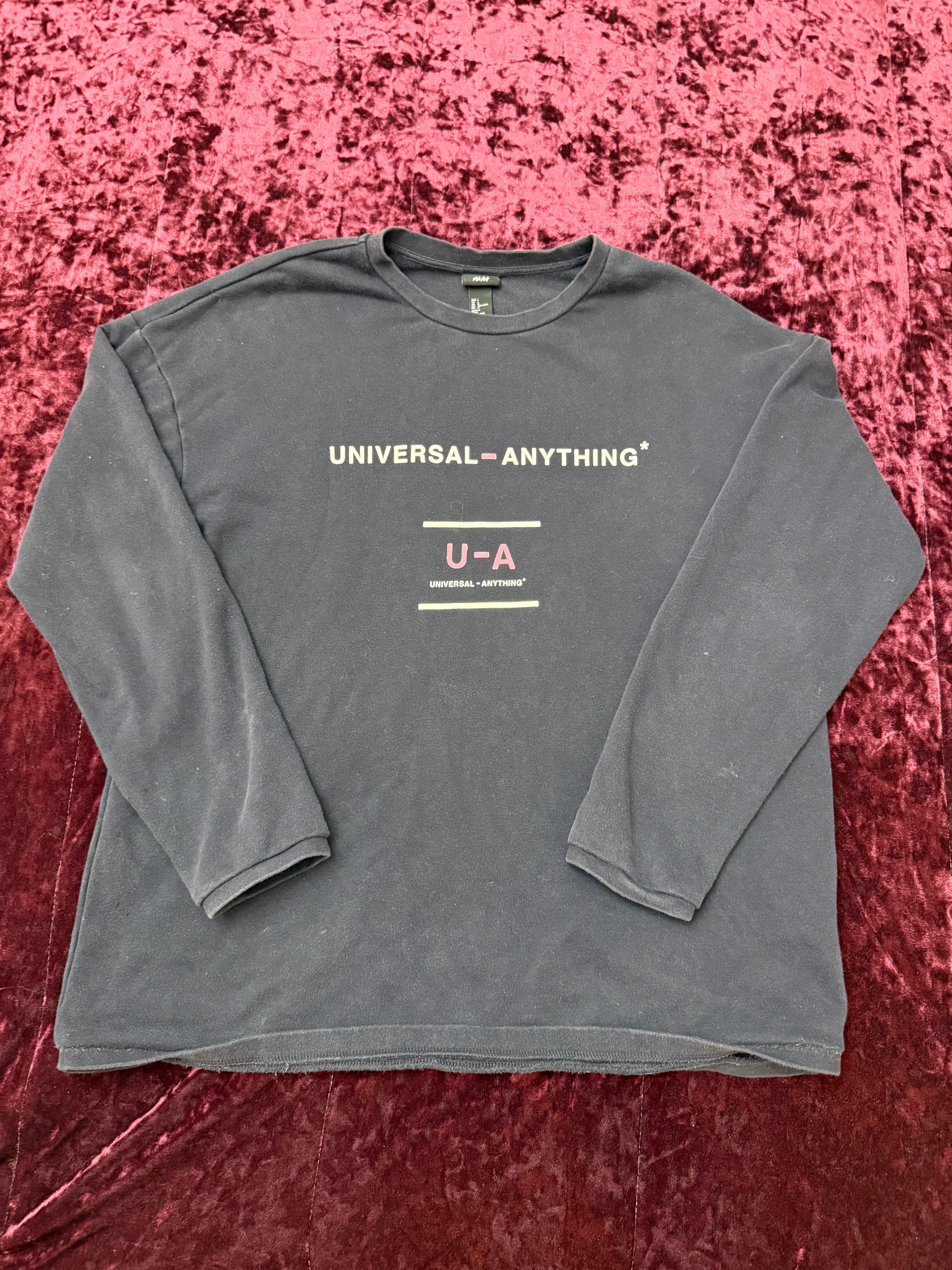 Large Blue U/A H&M Sweatshirt