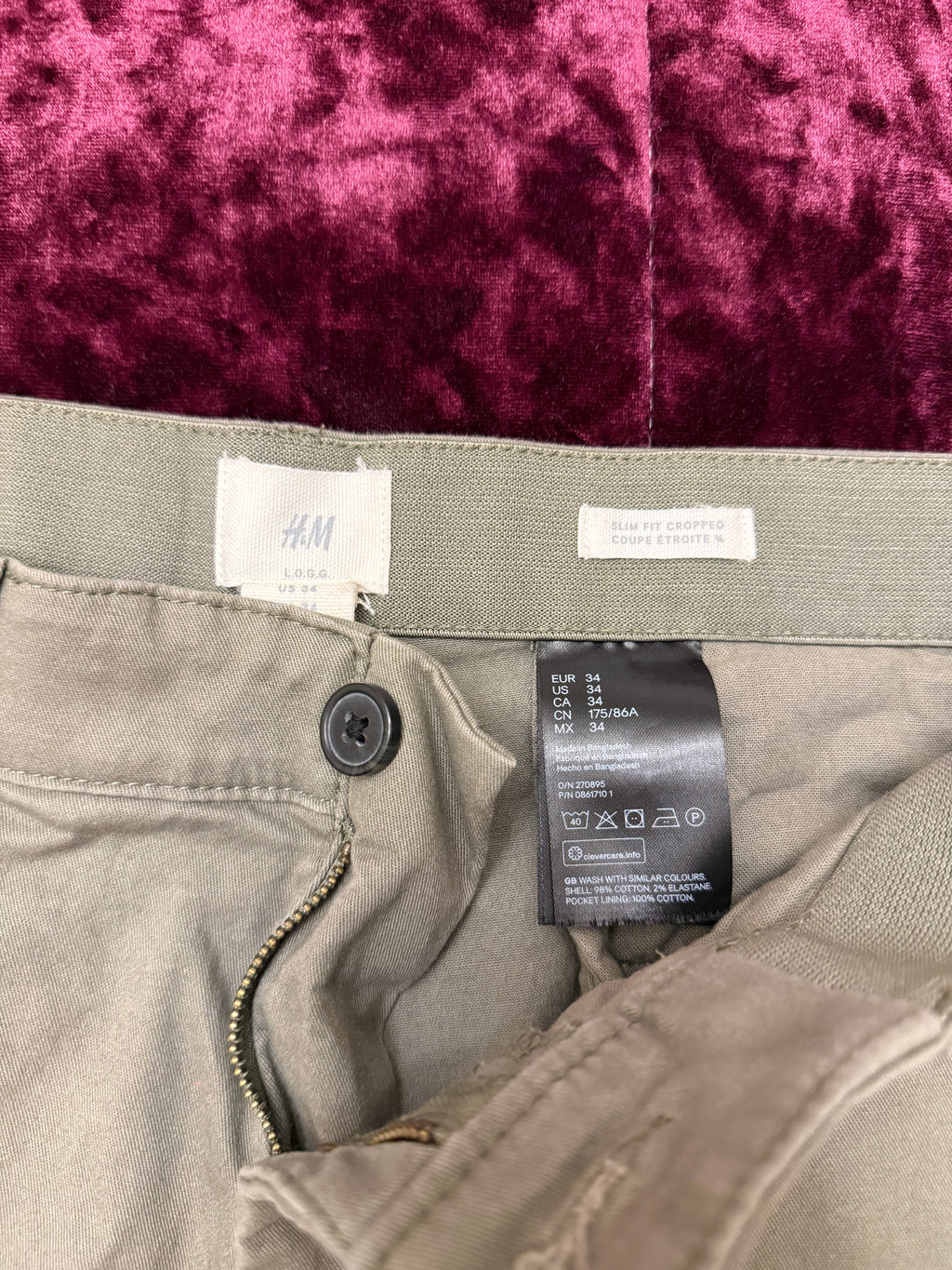 Olive H&M Khakis!