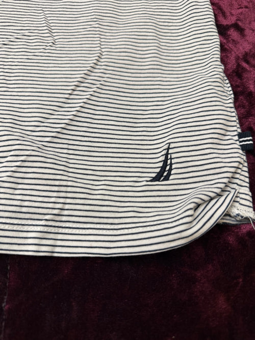 Extra Large Blue/White Striped Nautica Tee!